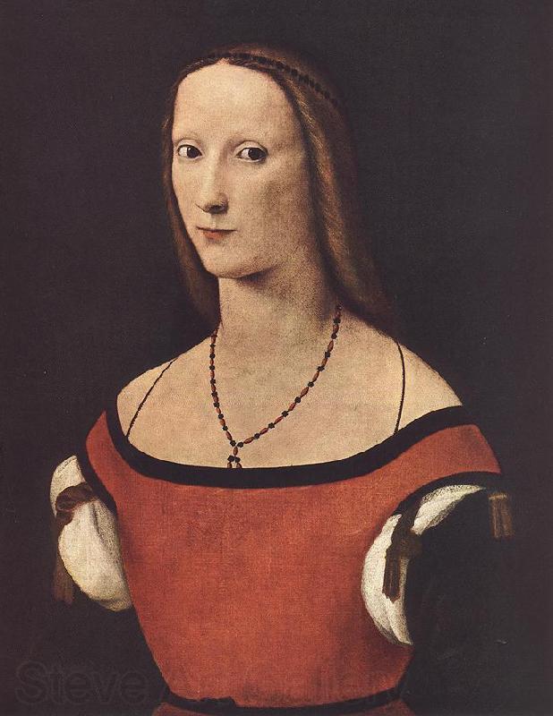 COSTA, Lorenzo Portrait of a Woman  dfgdf Spain oil painting art